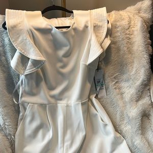 Brand New white Calvin Klein jumpsuit
